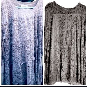 🌹Lot of 2 Simply Couture Sweater/Tunic Size L. NWOT🌹🌹 one is 2xl
